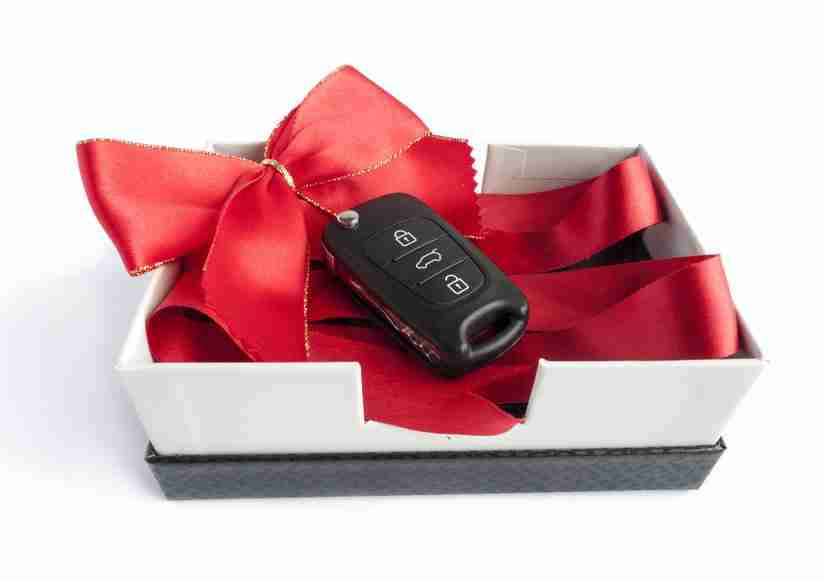 Car Keys in a Gift Box